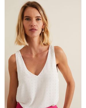 Phase Eight Hayley Hotfix Vest - Natural