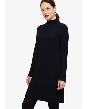 Phase Eight Ronnie Rib Tunic Dress - Blue