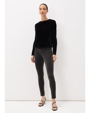 Phase Eight Amina Sparkle Skinny Jeggings - Black