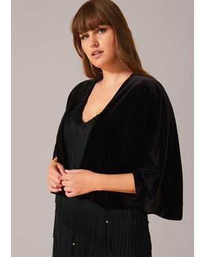 Phase Eight Jackie Velvet Jacket - Black