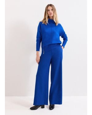 Phase Eight Aubrie Wide Leg Trousers - Blue