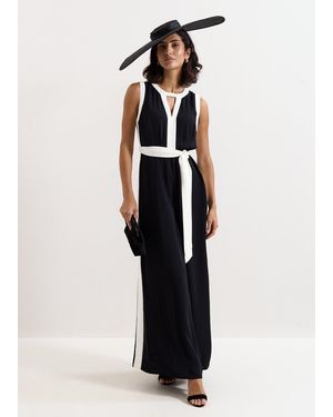 Phase Eight Elowen Wide Leg Jumpsuit - Black