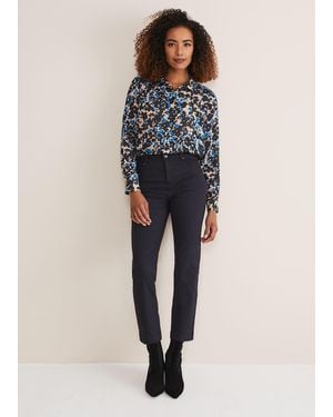 Phase Eight Ocha Straight Leg Jeans (Short) - Blue