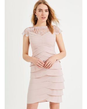 Phase Eight Faith Layered Dress - Pink