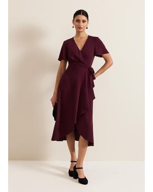 Phase Eight Julissa Wrap Dress - Red