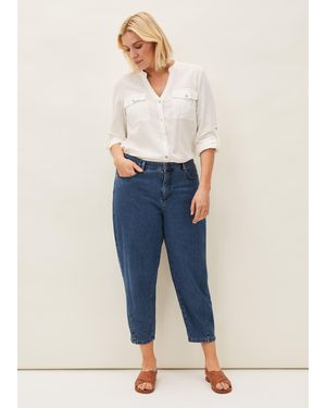 Phase Eight Romilly Barrel Leg Jean - Blue