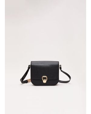 Phase Eight Leather Cross Body Bag - Black