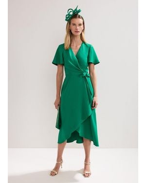 Phase Eight Julissa Wrap Dress - Green