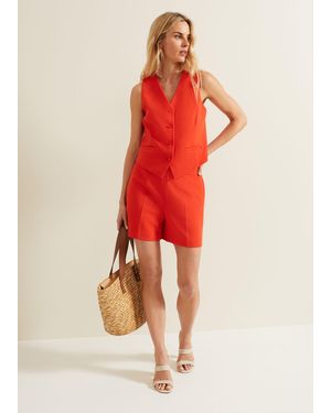 Phase Eight Aubrina Smart Shorts - Red