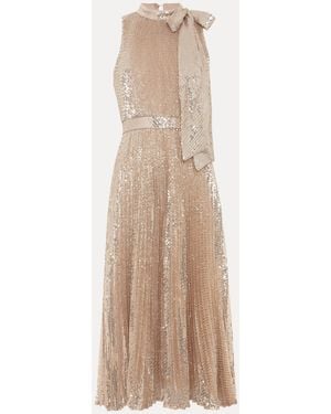 Phase Eight Sammy Sequin Dress - Natural