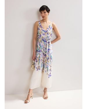 Phase Eight Ethel Floral Jumpsuit - White