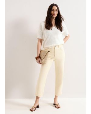 Phase Eight Lexi Straight Leg Jeans - Natural