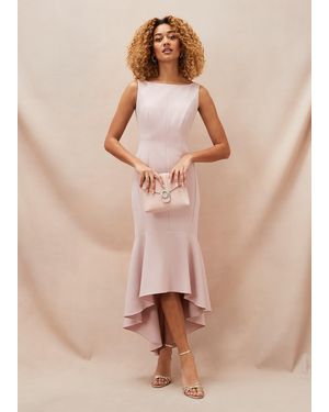 Phase Eight Leela Fitted Maxi Dress - Pink
