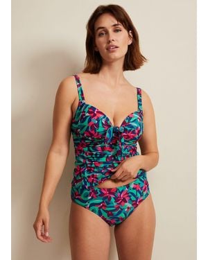 Phase Eight Jungle Print Tankini Bottom - Blue