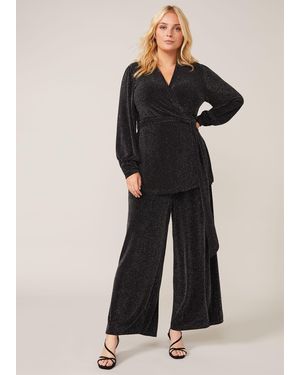 Phase Eight Corinne Sparkle Trousers - Black