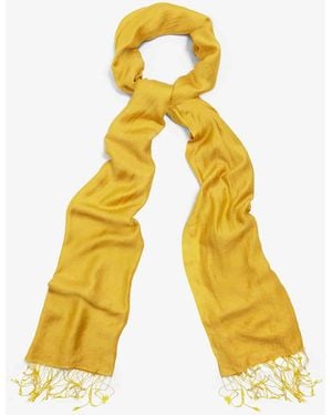 Phase Eight Diamond Weave Shawl - Yellow