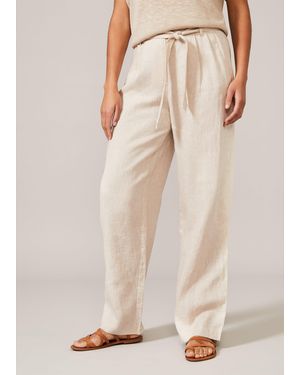 Phase Eight Conrad Linen Trouser - Natural