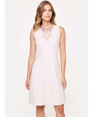 Phase Eight Nella Beaded Dress - White