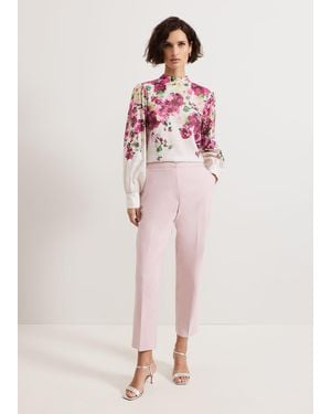 Phase Eight Ulrica Tapered Suit Trouser - Natural