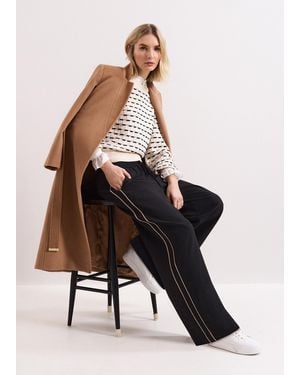 Phase Eight Skye Side Stripe Trouser - Black