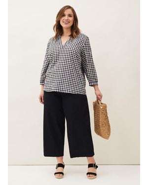 Phase Eight Nora Denim Culottes - Grey