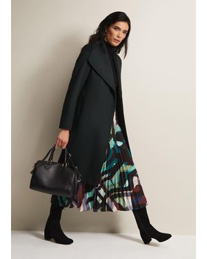 Phase Eight Nicci Belted Wool Coat - Green