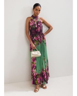 Phase Eight Petite Dahlia Printed Maxi Dress - Multicolour