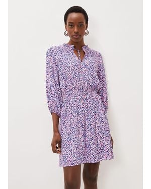 Phase Eight Phillipa Almond Print Short Dress - Multicolour