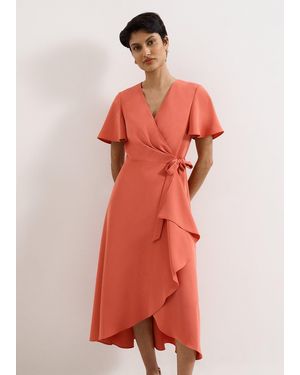Phase Eight Julissa Wrap Dress - Red