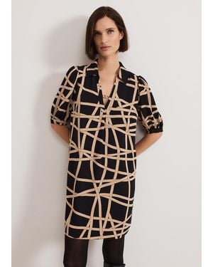 Phase Eight Darlia Ribbon Tunic Dress - Black