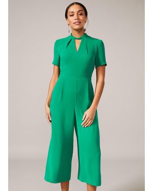 Phase Eight Apple Green 'constance' Cropped Jumpsuit