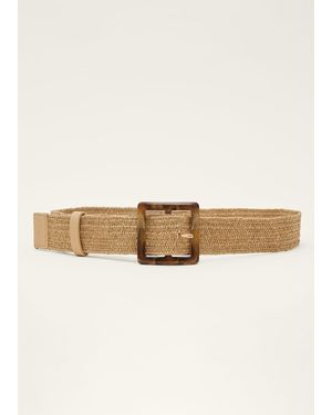 Phase Eight 's Woven Waist Belt - Natural