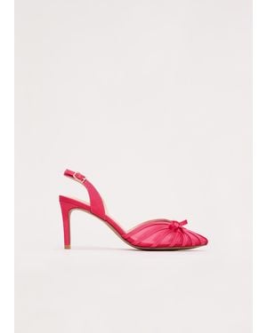 Phase Eight Grosgrain Heels - Pink