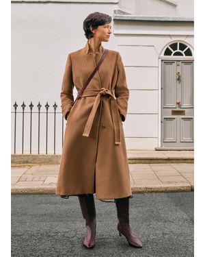 Phase Eight Charlotte Wool Coat - Natural