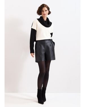 Phase Eight Finlay Pu Shorts - White