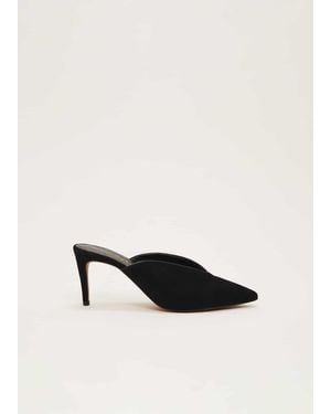 Phase Eight V Front Mule Shoe - Natural