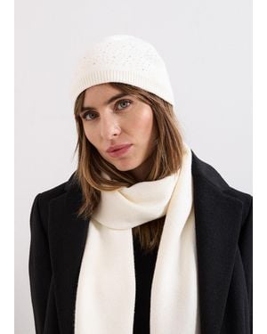 Phase Eight Sparkle Trim Hat - Black
