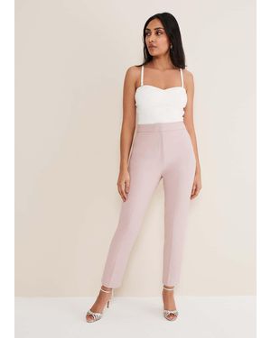 Phase Eight Petite Eira Cigarette Trousers - Pink
