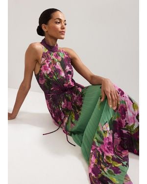 Phase Eight Dahlia Printed Dress - Red