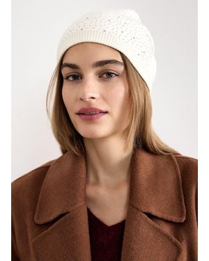 Phase Eight Sparkle Trim Hat - Black
