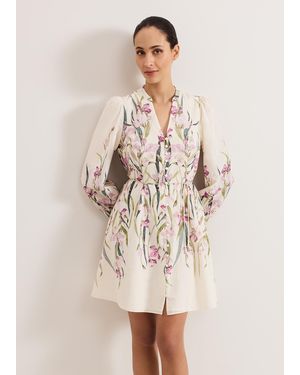Phase Eight Velma Floral Dress - Natural