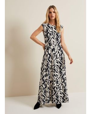 Phase Eight Kristy Geo Maxi Dress - Natural