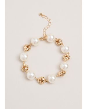 Phase Eight Pearl And Knot Bracelet - Natural