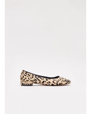 Phase Eight Animal Flat Pump - White