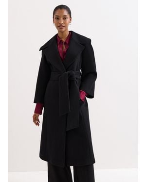 Phase Eight Annabel Collar Coat - Black