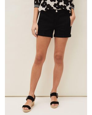 Phase Eight Sara Denim Shorts - Black