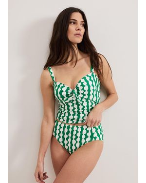 Phase Eight Lara Print Tankini Bottom - Green