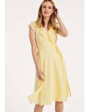 Phase Eight Allegra Wrap Dress - Yellow