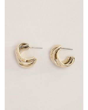 Phase Eight Layered Hoop Earring - Natural