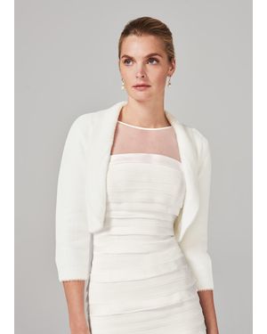 Phase Eight 's Fay Fluffy Bolero - White